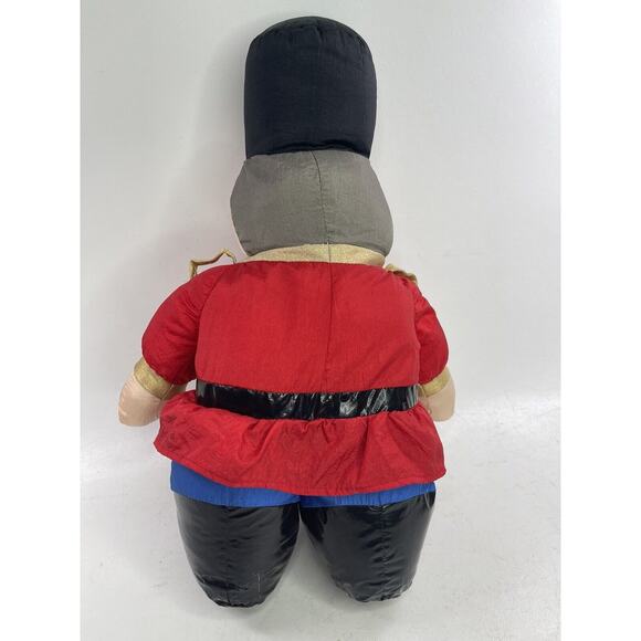 Vintage Nutcracker Guard Puffy 16" Plush Nylon Christmas InternationalSilverCo - Picture 2 of 8